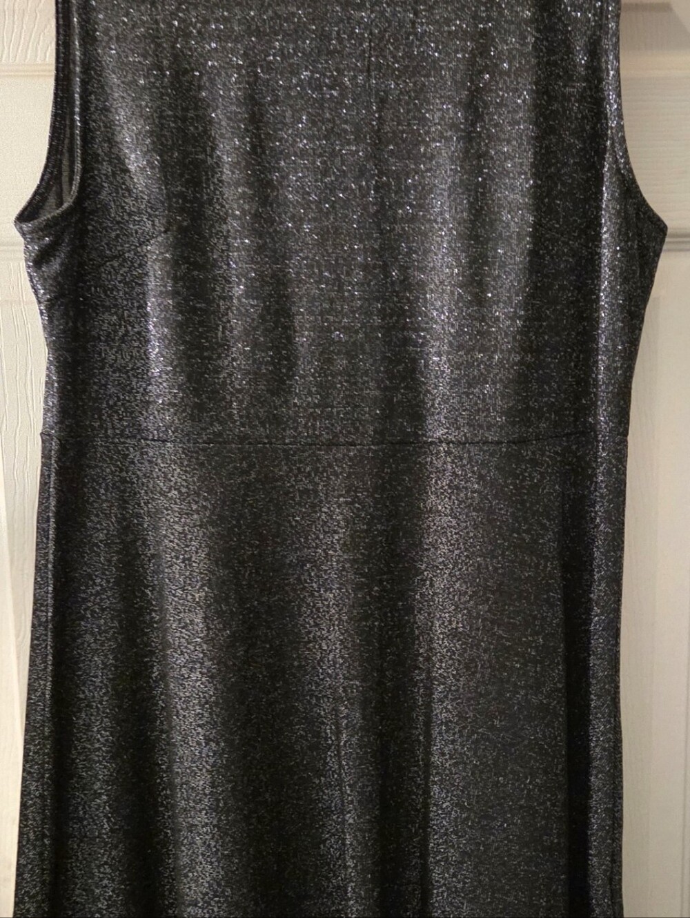 Sparkle Strapless Black Evening Dress